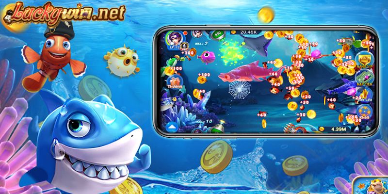 Bắn Cá Ăn Tiền Luckywin– Hành Trình Khám Phá Đại Dương Siêu Hấp Dẫn Hướng dẫn cách chơi bắn cá đổi thưởng tại Luckywin