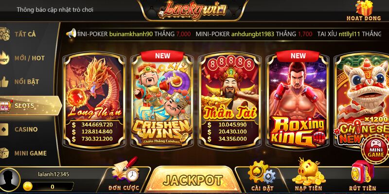 Chiến Thắng Cai Shen LuckyWin – Slots Game Được Yêu Thích Nhất 2024 gioi thieu slot chien thang caishen