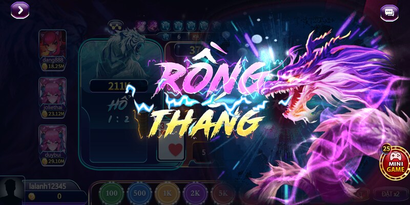 Rồng Hổ 2 LuckyWin – Game Bom Tấn Dễ Chơi Dễ Thắng meo cuoc game rong ho 2