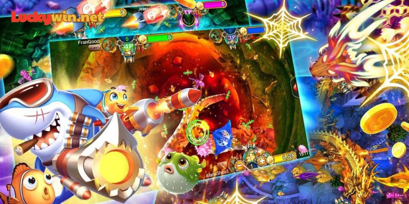 Bắn Cá Luckywin| Đa Dạng Lựa Chọn, Vũ Khí Sát Thương Mồi Siêu Nhạy Danh sách con mồi tại game bắn cá Luckywin phong phú đầy hấp dẫn