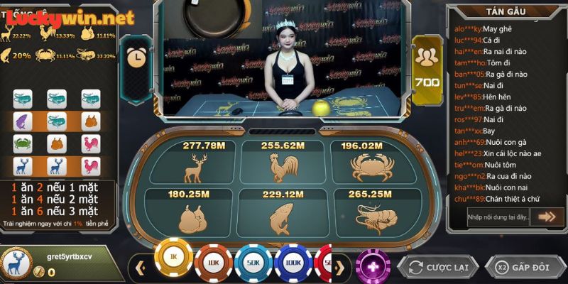Bầu Cua Trực Tuyến Luckywin| Ăn Dày Thắng Lớn Chỉ Sau 20s Cược Bầu Cua trực tuyến Luckywin gây ấn tượng vì nhiều tính năng cược