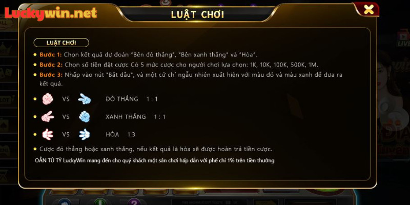 Oẳn Tù Tì Luckywin| Tựa Game Siêu Hot Phá Đảo Thị Trường Giải Trí Luật cược Oẳn Tù Tì tại Luckywin đơn giản, dễ hiểu