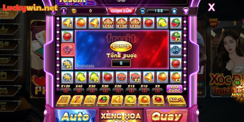 Xèng Hoa Quả Luckywin| Trải Nghiệm Vui Vẻ Kiếm Quà Khủng Liền Tay Tìm hiểu luật chơi xèng hoa quả tại Luckywin