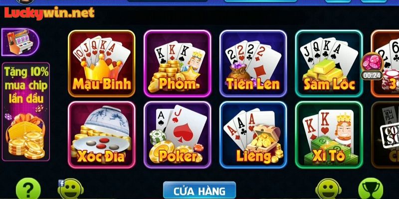 Top Game Bài Giao Diện Đã Mắt, Càng Chơi Càng Mê Game bài đổi thưởng Luckywin - Điểm đến vạn người mê