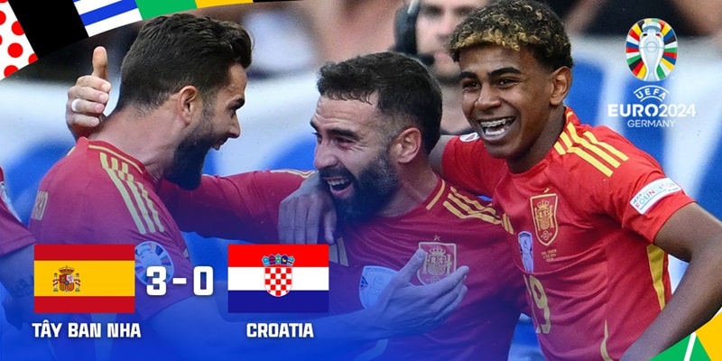 Tây Ban Nha Vs Croatia - Thống Kê Sau Trận Đấu Euro 2024 Tây Ban Nha vs Croatia sau trận đại thắng