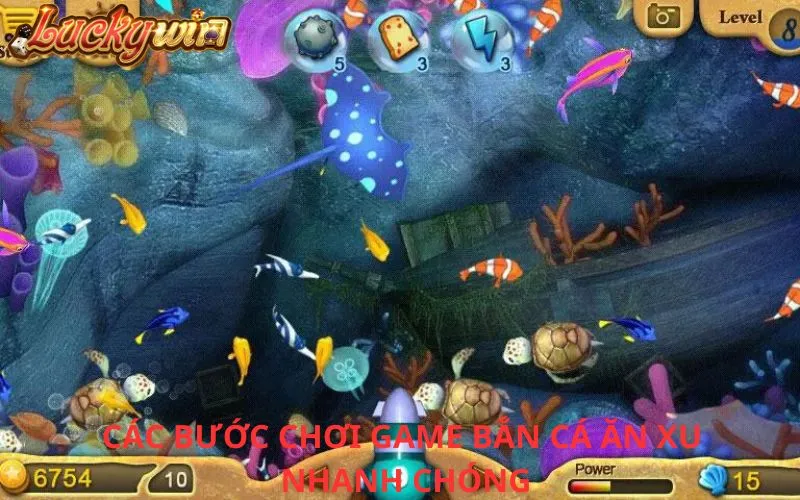 Game Bắn Cá Ăn Xu - Trải Nghiệm Giải Trí Đầy Hấp Dẫn Các bước chơi game bắn cá ăn xu trên điện thoại nhanh chóng